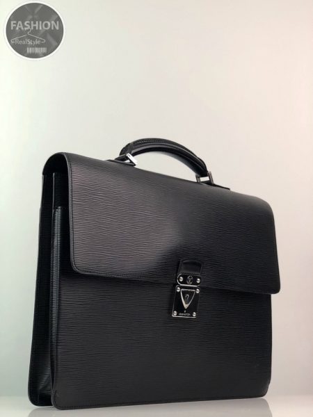 Черный мужской портфель Louis Vuitton